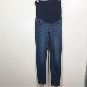 Song Maternity Full Panel Dark Wash Skinny Jean